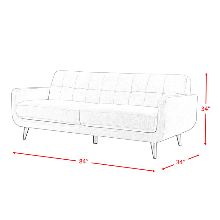 Hadley 4480 Sofa Heirloom Teal w/No Pillow