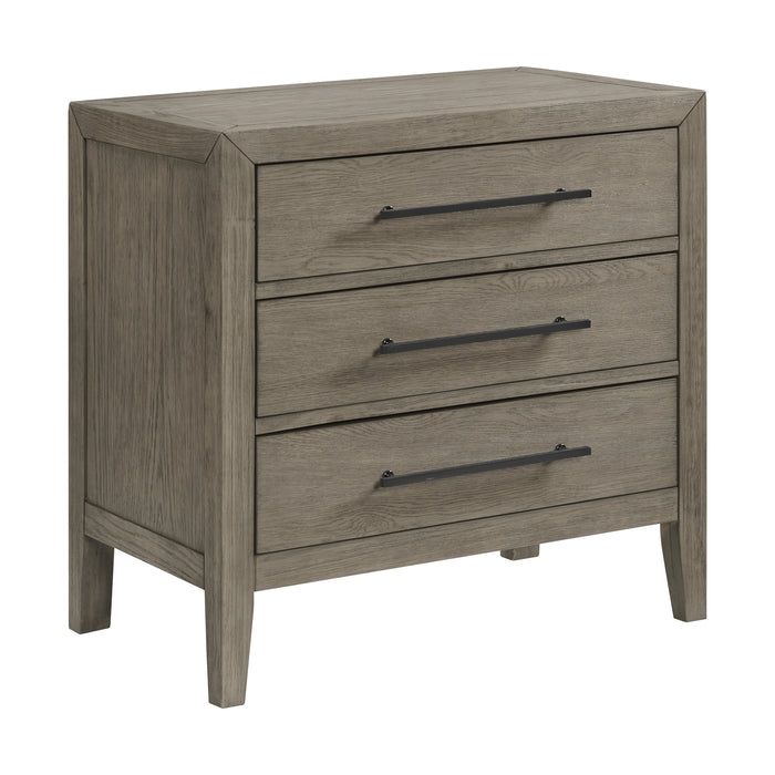 Versailles Contemporary 3-Drawer Nightstand