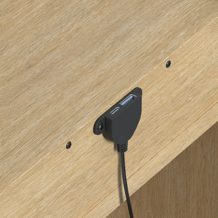 Ridgemont End Table with USB