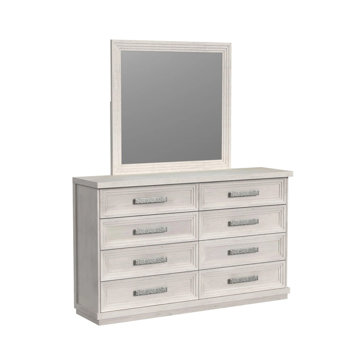 Avalanche Storage Bedroom Set in Antique White