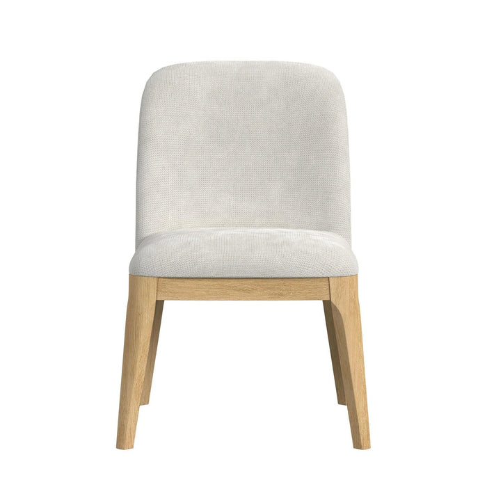 Sylvie Dining Side Chair with White Fabric (2 Per Carton)