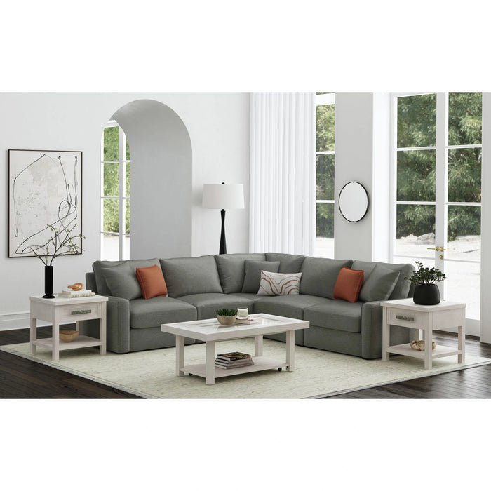 Avalanche Occasional Table Set in Antique White