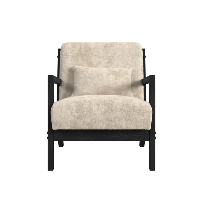 Marina Chair with Kidney Pillow and Brushed Espresso Finish