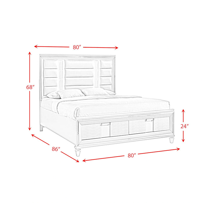 Twenty Nine Storage Bedroom Set in White