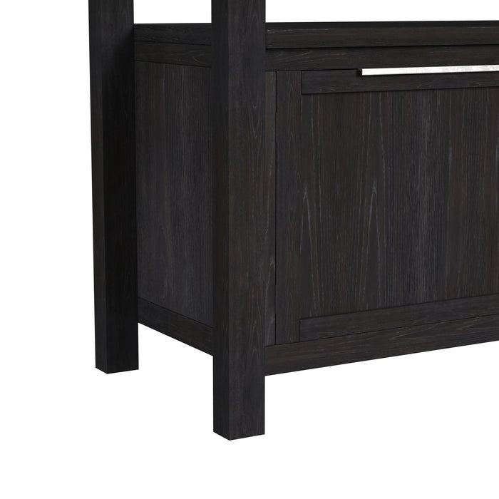 Transcend Dining Set in Charcoal
