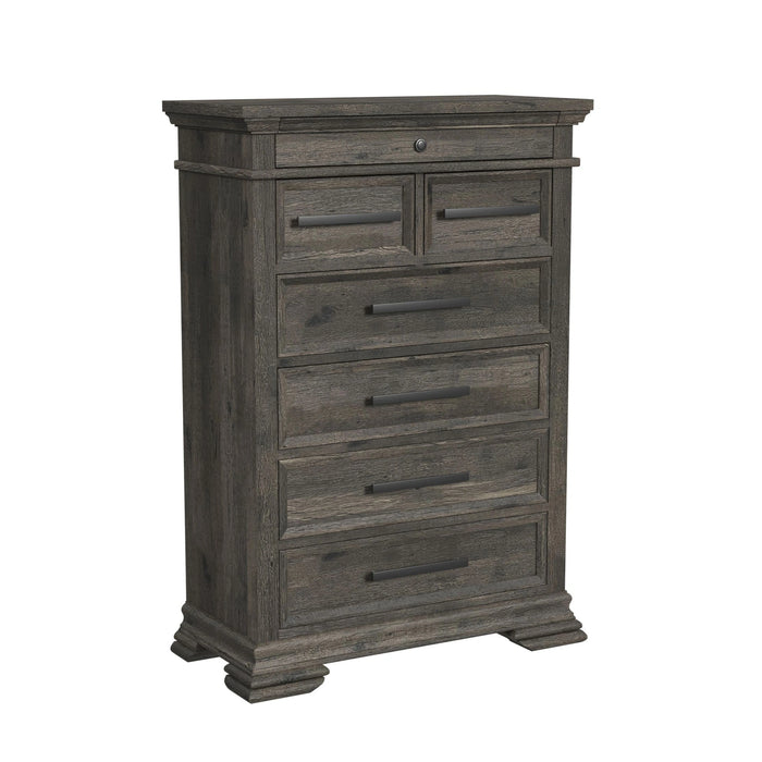 Park Ridge Panel Bedroom Set in Charcoal