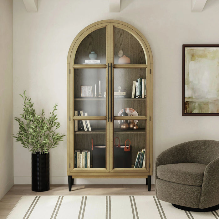 Orion Bookcase in Weathered Oak
