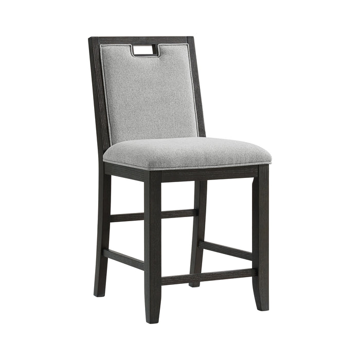 Elodie Counter Height Dining Set in Charcoal