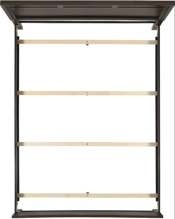 Elements International Beaumont Queen Panel Bed in Merlot