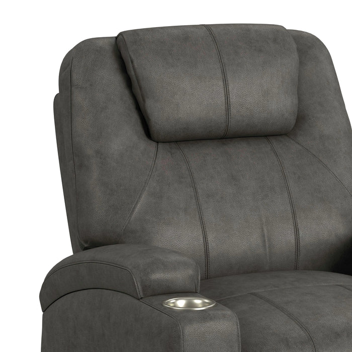 Kenmore P1 Lift Chair with Heat Massage in Simba DK Grey