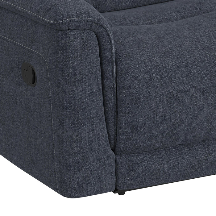 Striker Recliner in Bristol Cobalt
