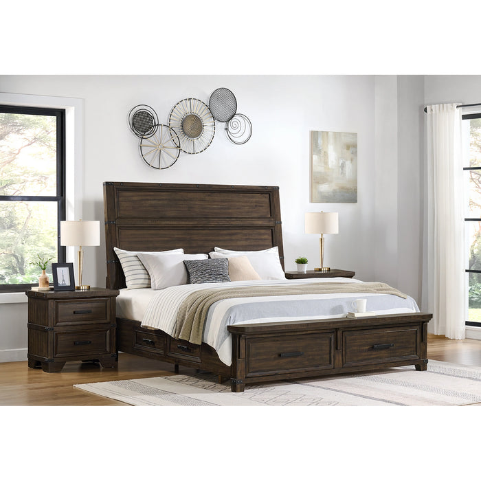 Colorado City Storage Bedroom Set in Charcoal