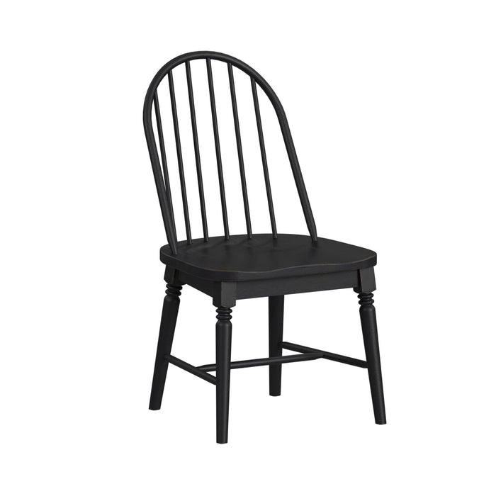 Heritage & Home Dining Set in Oak Brown and Black
