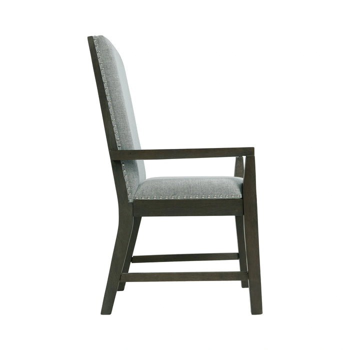 Donovan Upholstery Arm Chair Dark (2 Per Pack)