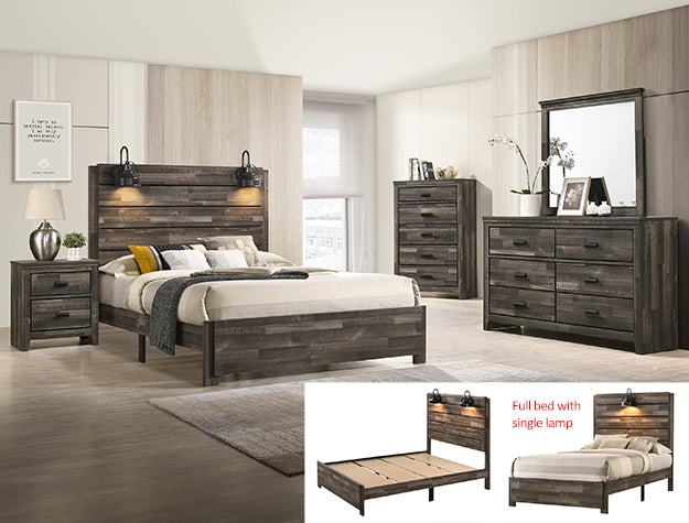 Crown Mark Furniture Carter 6 Drawer Dresser in Brown image