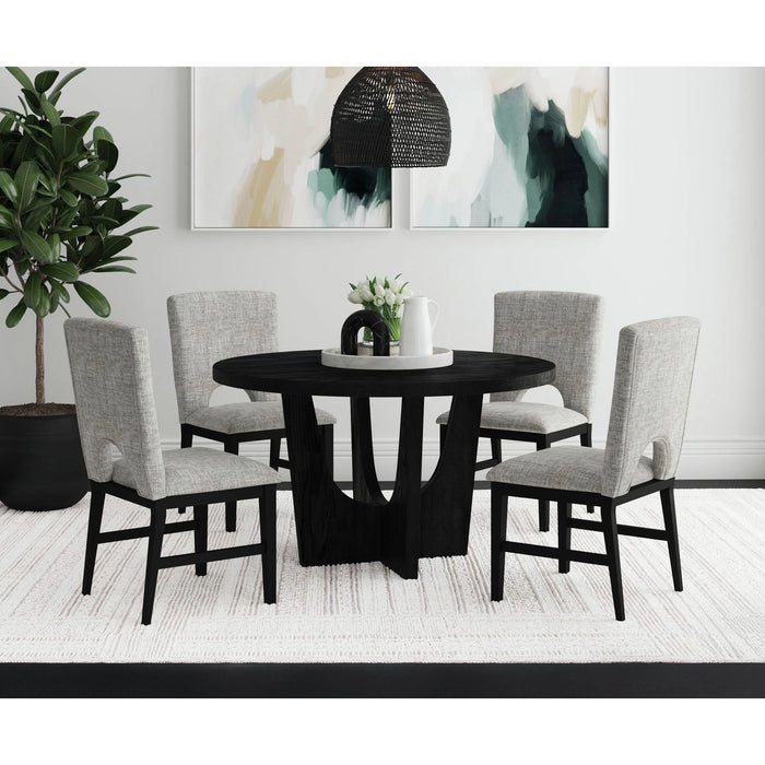 Oregon 5PC Dining Set in Black