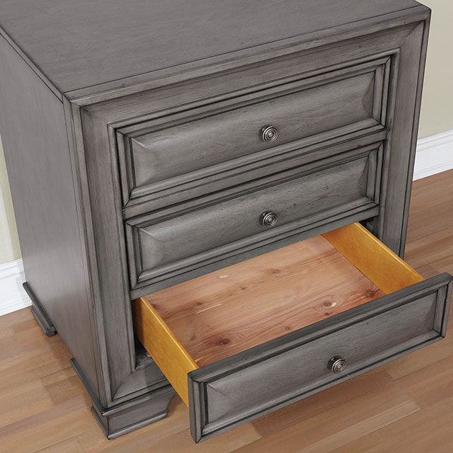 Brandt Gray Night Stand