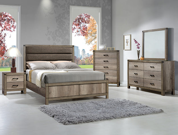 Crown Mark Furniture Matteo Tall Night Stand in Melamine image