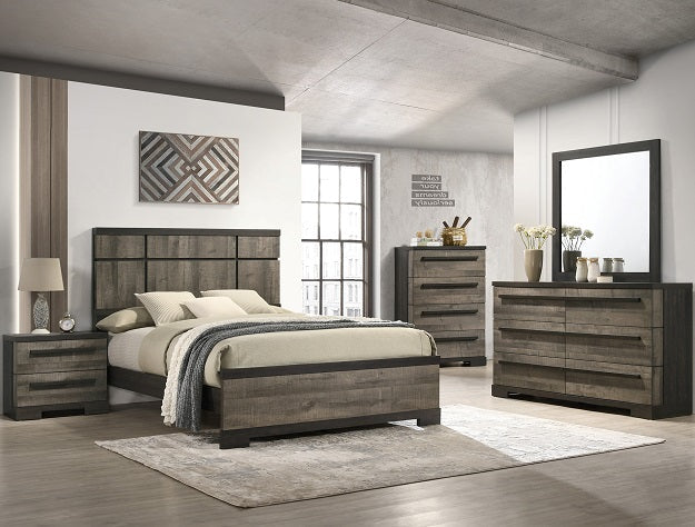 Crown Mark Furniture Remington 6 Drawer Dresser in Brown image