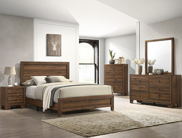Crown Mark Millie Chest in Brown Cherry image