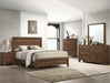 Crown Mark Millie Queen Panel Bed in Brown Cherry image