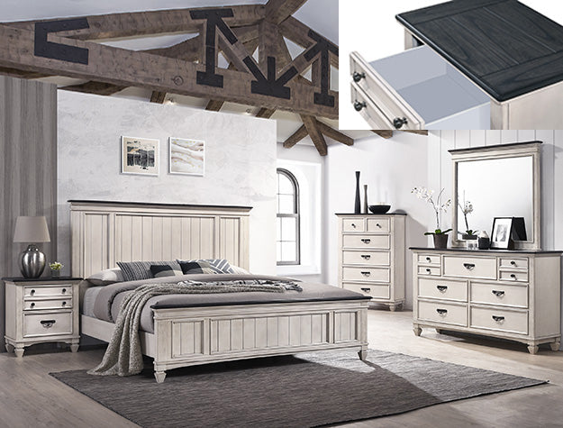 Crown Mark Sawyer Dresser in Two-Toned image