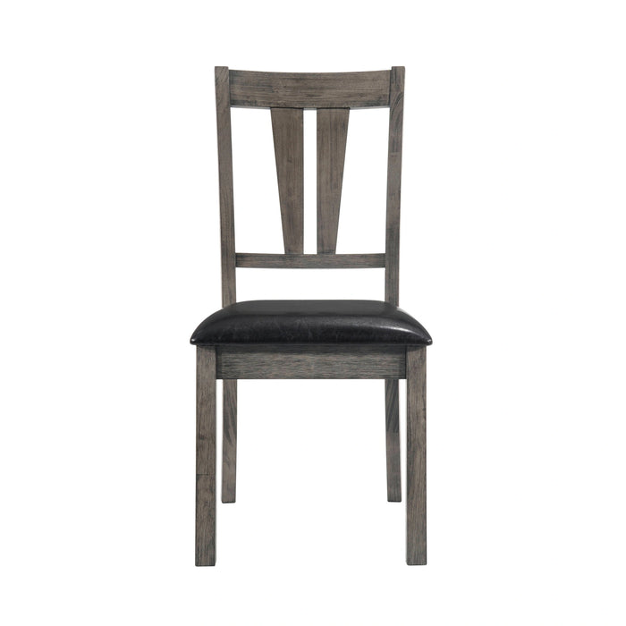 Nathan Fan Back Chair W/Pu Seat (2 Per Pack)