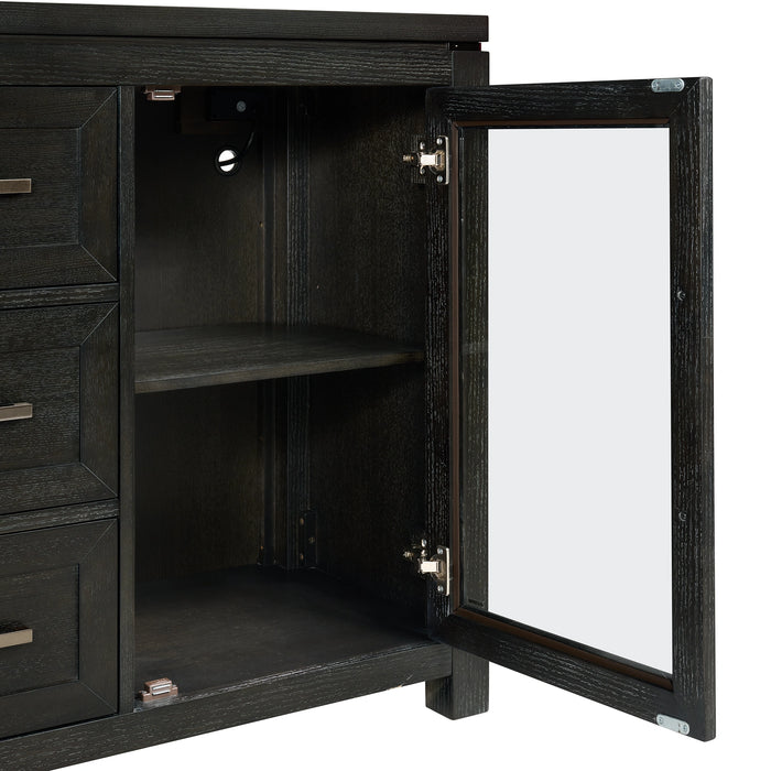 Elodie Server in Charcoal
