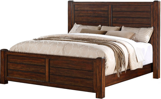 Elements International Dawson Creek Queen Bed in Chestnut image