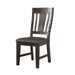 Elements International Cash Side Chair (Set of 2) in Rustic Distressed Espresso image