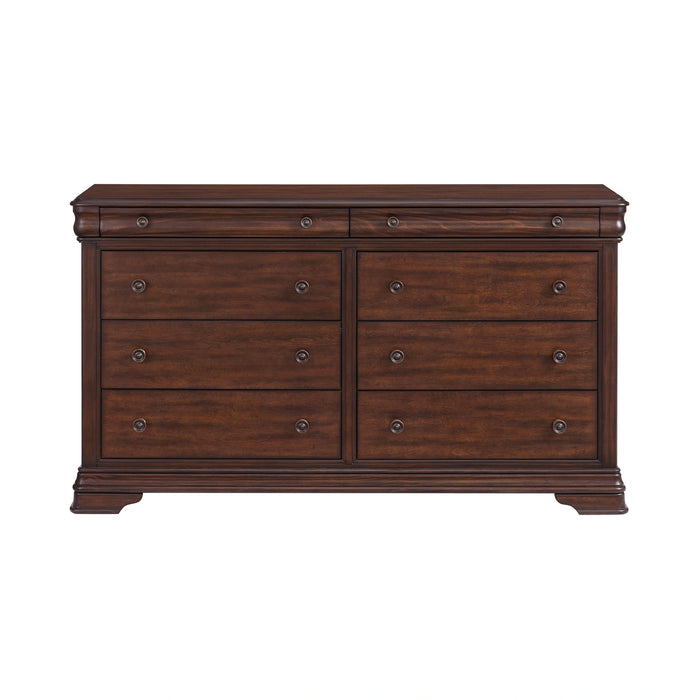 Phillipe 8-Drawer Dresser in Cherry