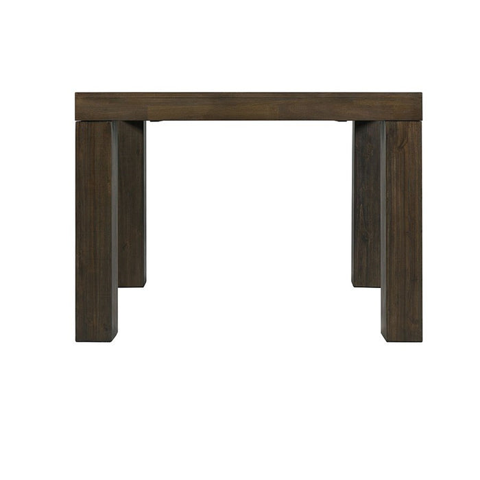 Elements International Grady Rectangular Dining Table in BrownC