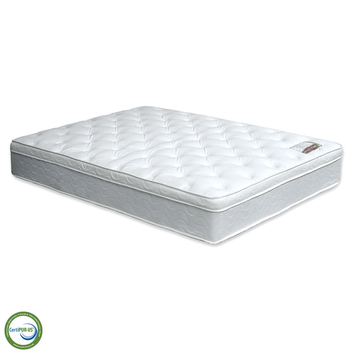 Bird Of Paradise White 11" Euro Pillow Top Mattress, Cal.King