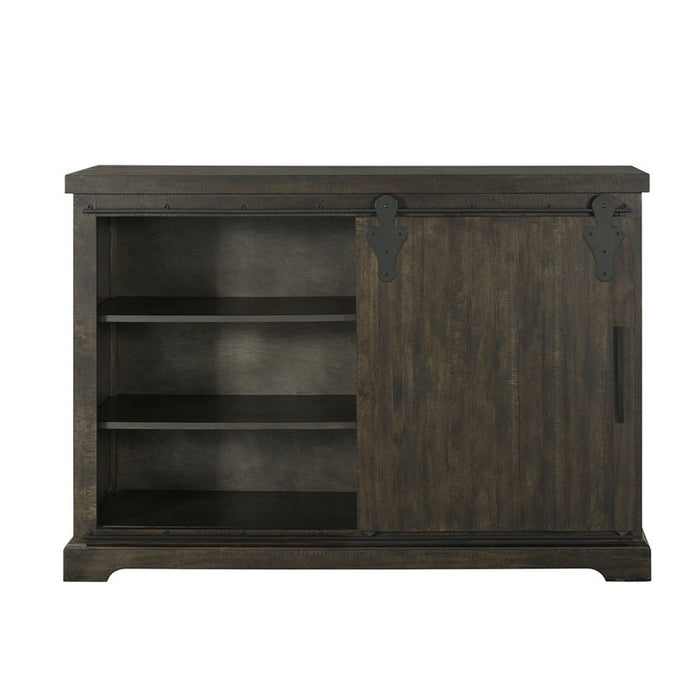 Elements International Stone Stone Server in Dark Ash