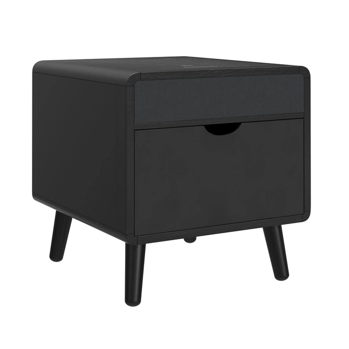 Halo Smart End Table in Black