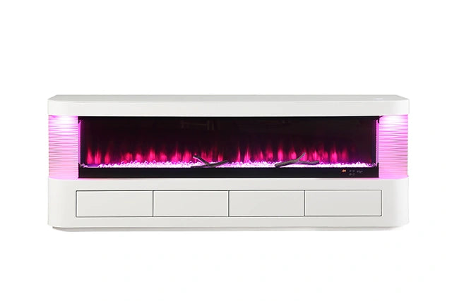 Luken 71" TV Stand w/ Electric Fire Place