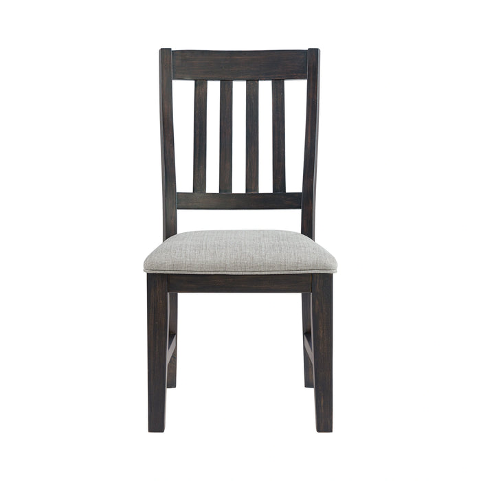 Montrose Dining Side Chair with Light Grey Fabric in Espresso (2 Per Carton)