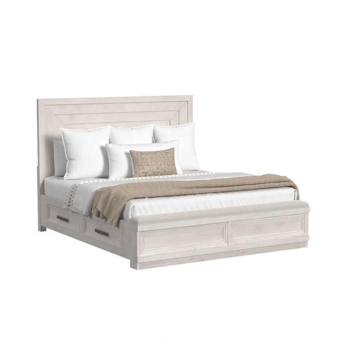Avalanche Storage Bed in Antique White