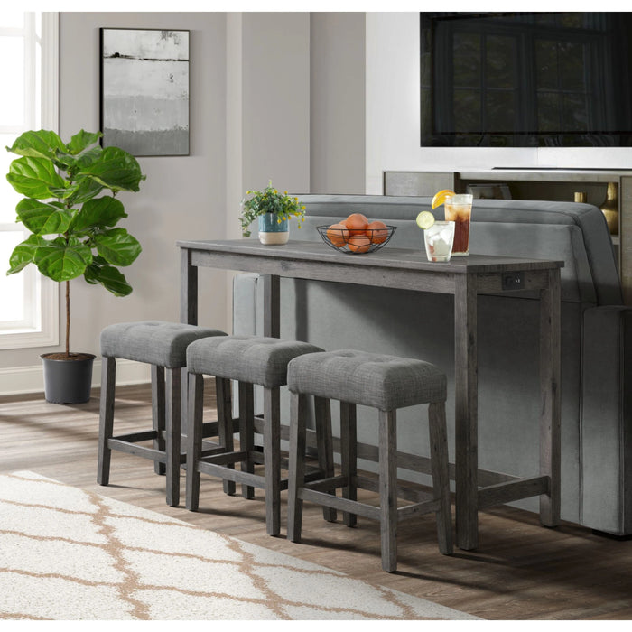 Oak Lawn Bar Table Single Pack (Table + Three Stools)
