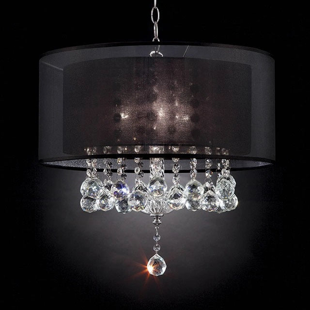 Ivy Chrome Ceiling Lamp