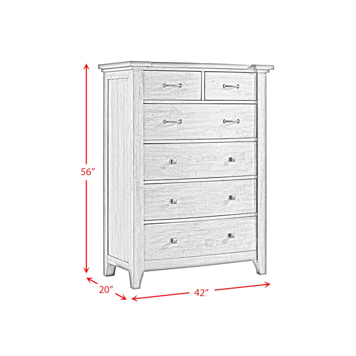 Gage Sleigh Storage Bedroom Set in Chestnut