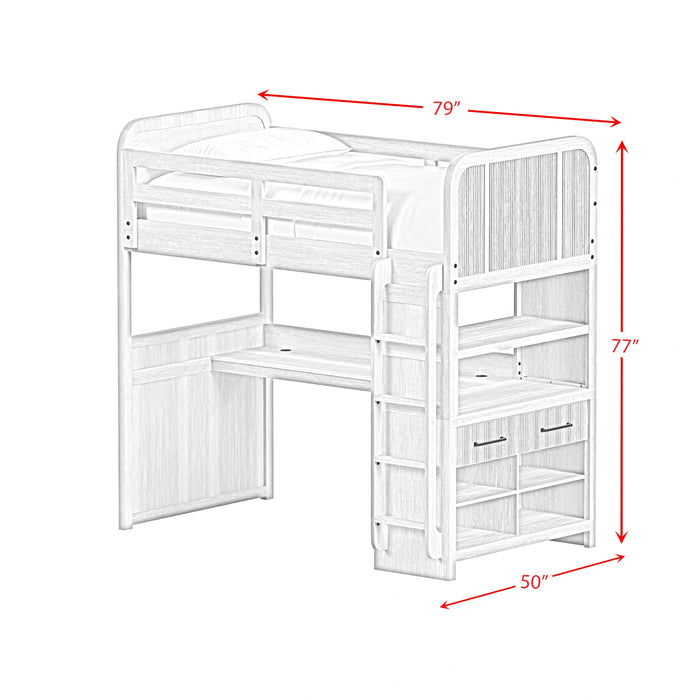 Ridgemont Loft Complete Bunk Bed
