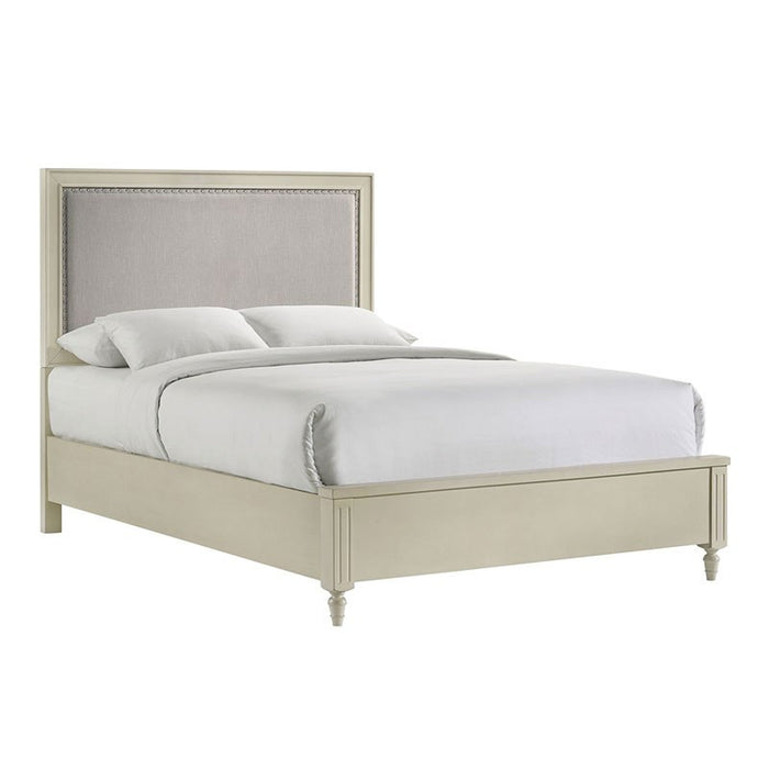 Elements International Gianna Youth Full Panel Bed in White image