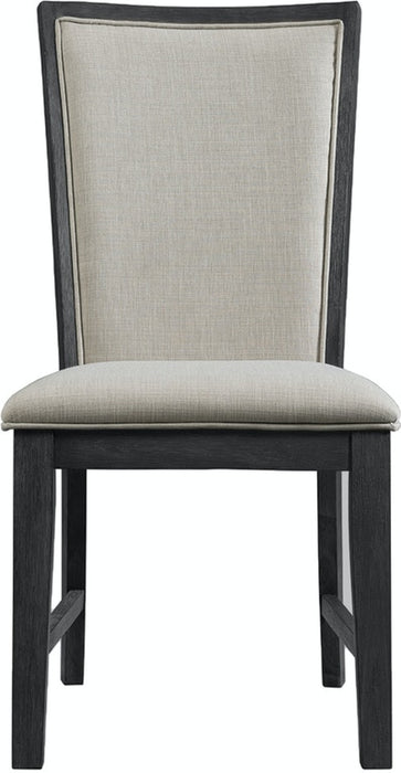 Elements International Grady Side Chair (Set of 2) in Black