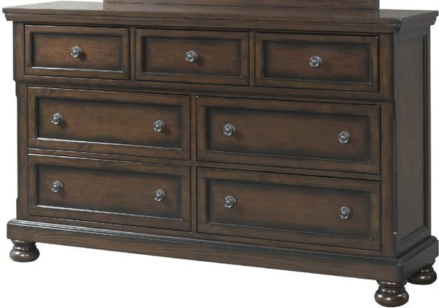 Elements International Kingston 7 Drawers Dresser in Walnut image