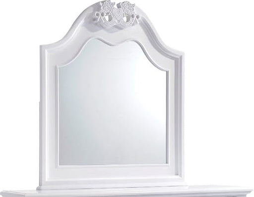 Elements International Alana Mirror in White Lacquer image