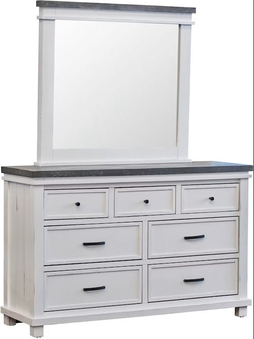 Elements International Madison Mirror in White