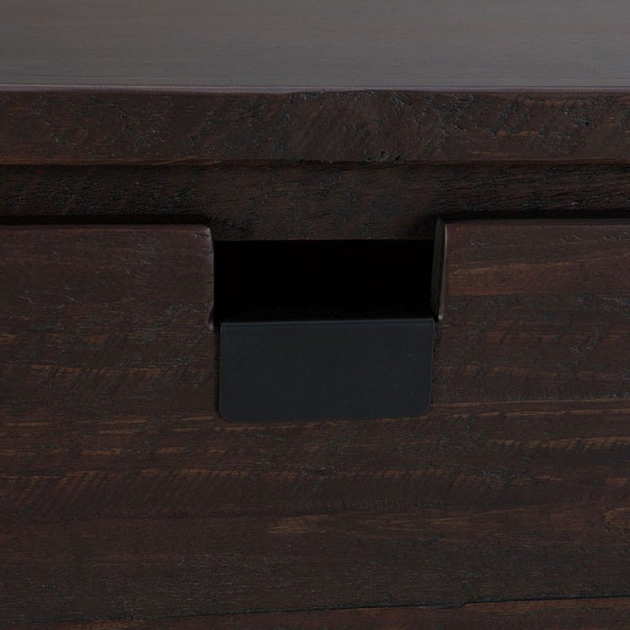 Elements International Vista Nightstand in Brown