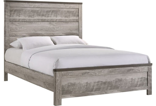 Elements International Millers Cove Queen Panel Bed in Gray MC300QB image