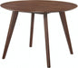 Elements International Robin Round Dining Table in Warm Chestnut image
